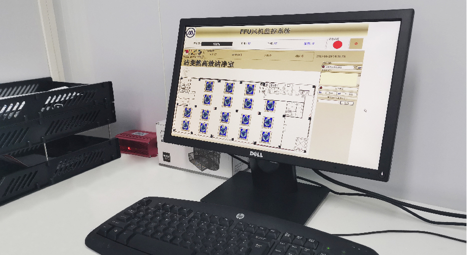 万级洁净车间 FFU风机机组 监控系统